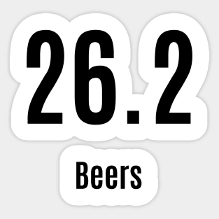 Marathon Drinking Sticker